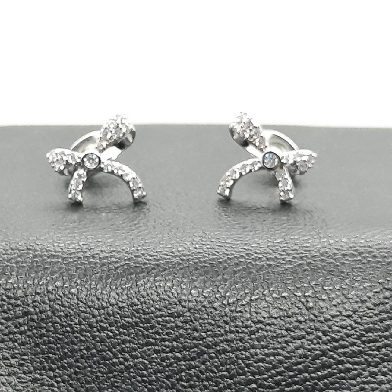 Σκουλαρίκια φιόγκοι ασήμι 9.25