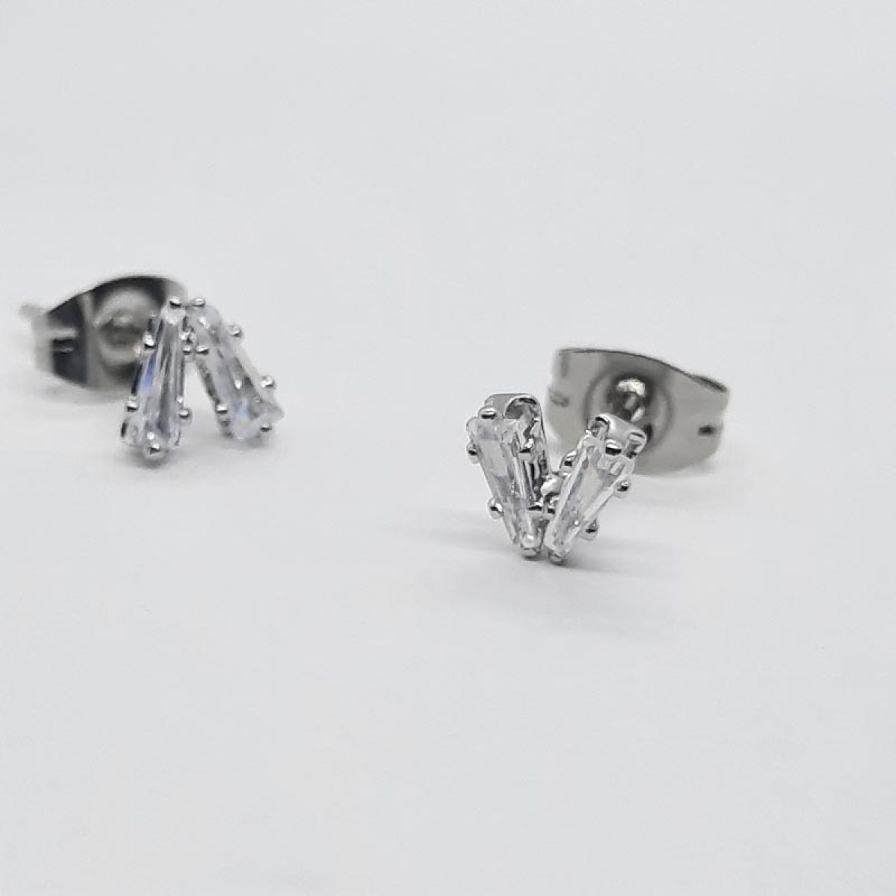 Σκουλαρίκια ασήμι 9.25 V for Vendetta