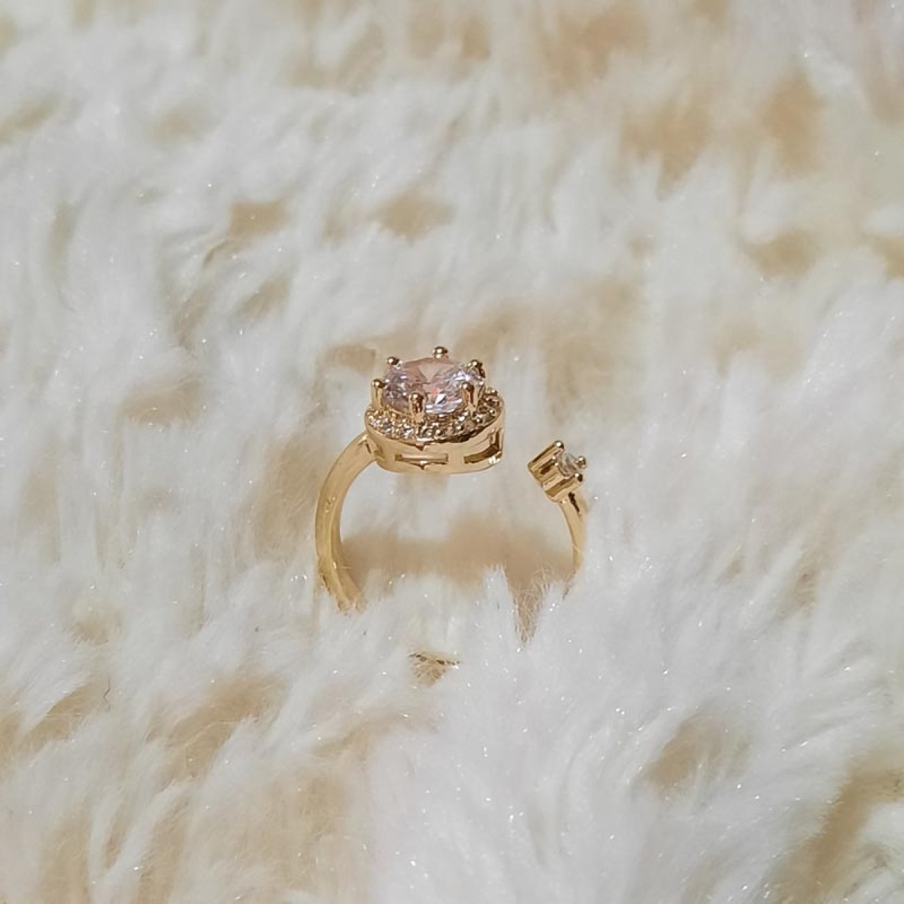 Ασήμι επιχρυσωμένο δαχτυλίδι corona