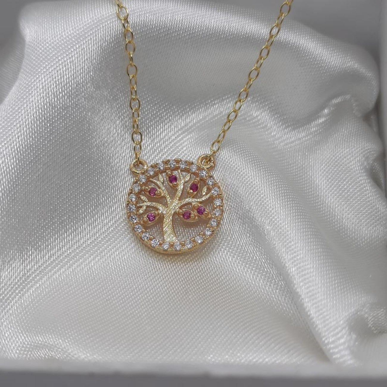 Επίχρυσο κολιέ δέντρο της ΖΩΗΣ 