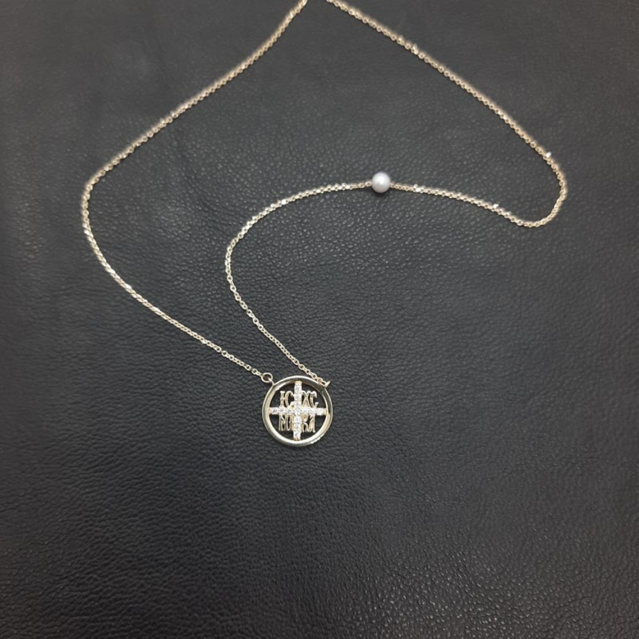 Χρυσό κολιέ ΙΗΣΟΥΣ ΧΡΙΣΤΟΣ ΝΙΚΑ