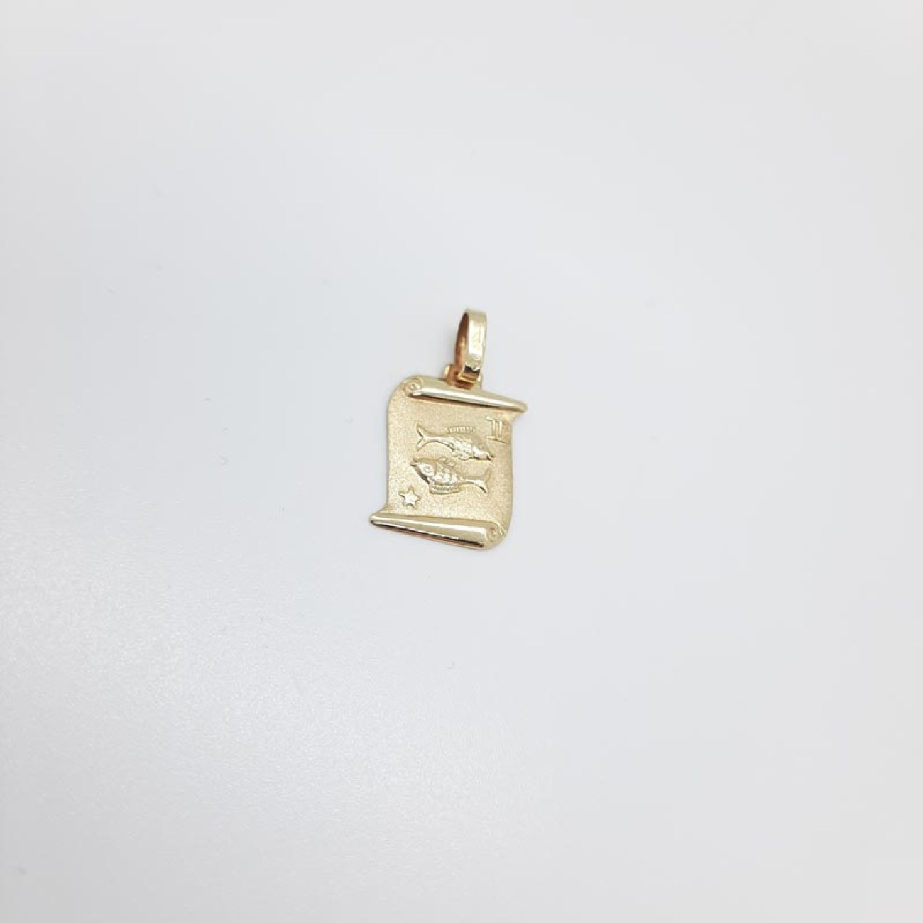 Ζώδιο ΙΧΘΥΕΣ χρυσό πάπυρο Κ14