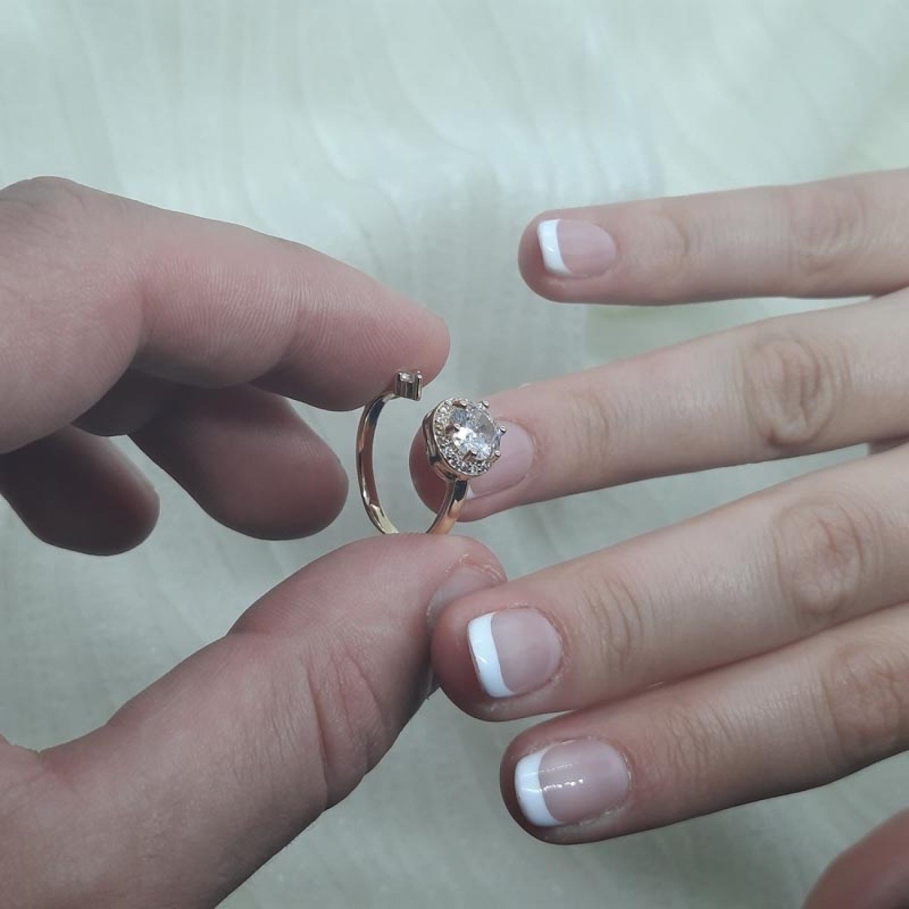 Ασήμι επιχρυσωμένο δαχτυλίδι corona