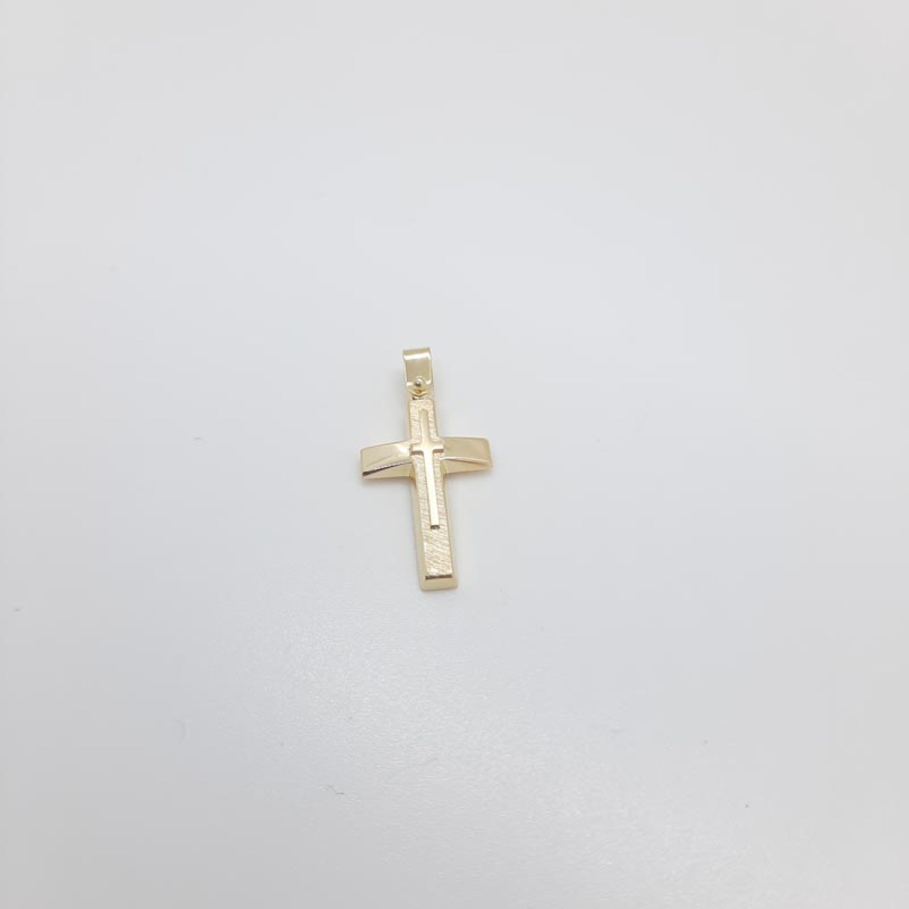 Χρυσός σταυρός ανδρικός glorioso