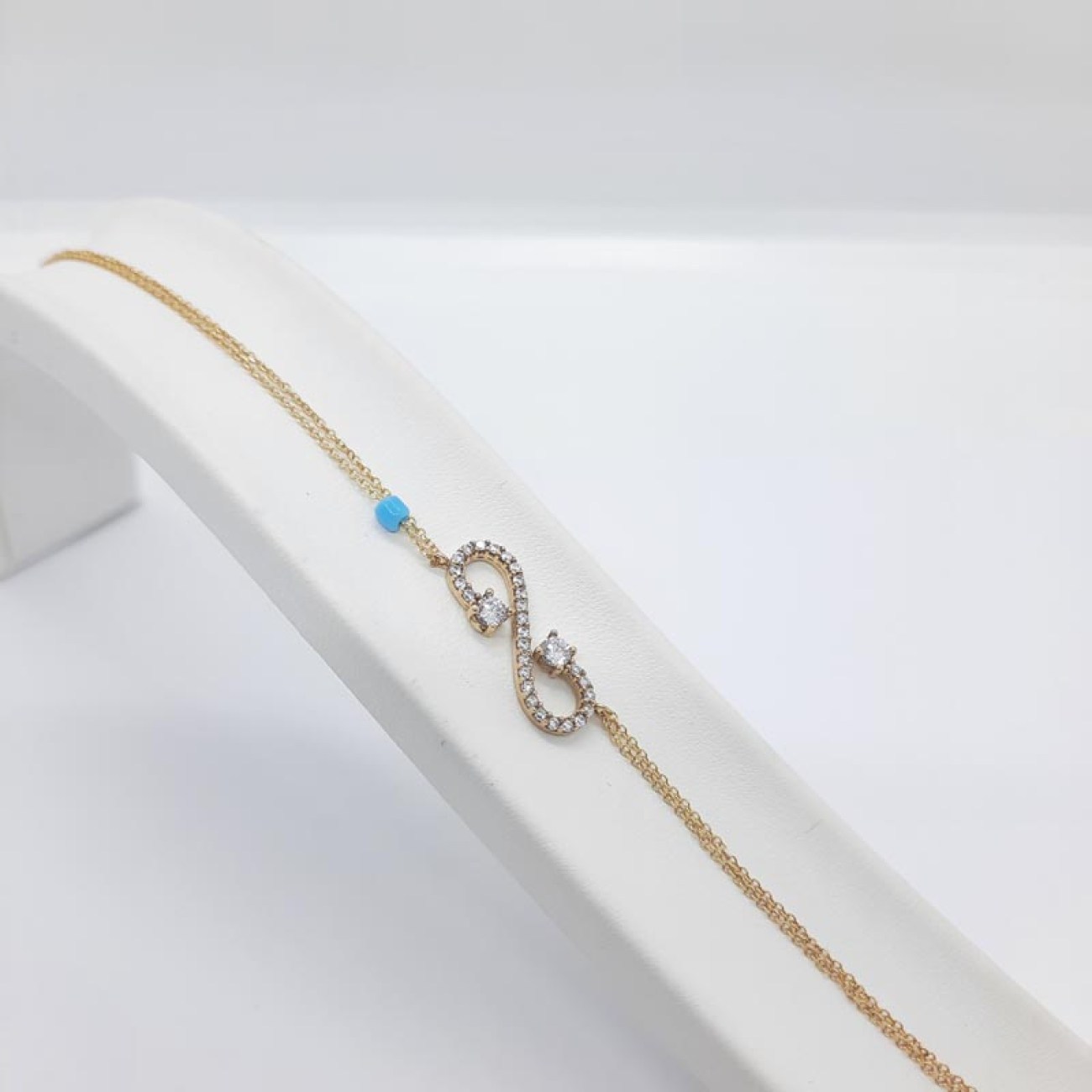 Χρυσό βραχιόλι Κ9 ΑΠΕΙΡΟ