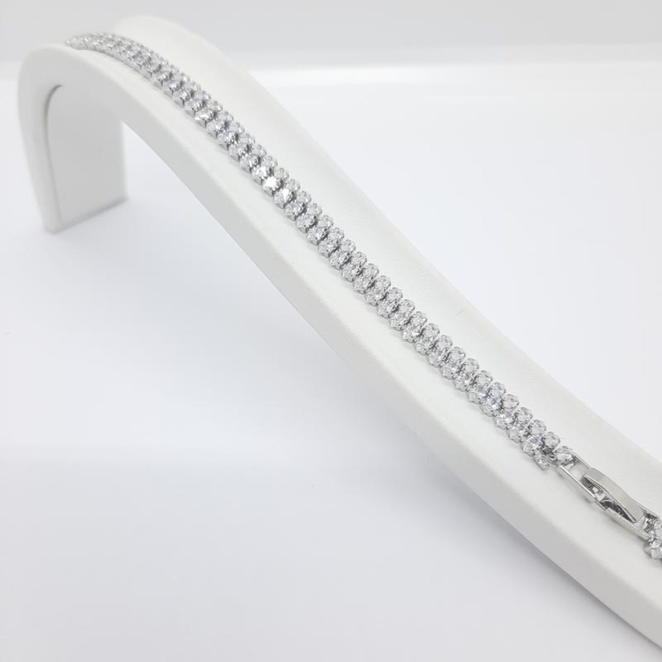 Βραχιόλι ασήμι ζιργκόν Hollywood style