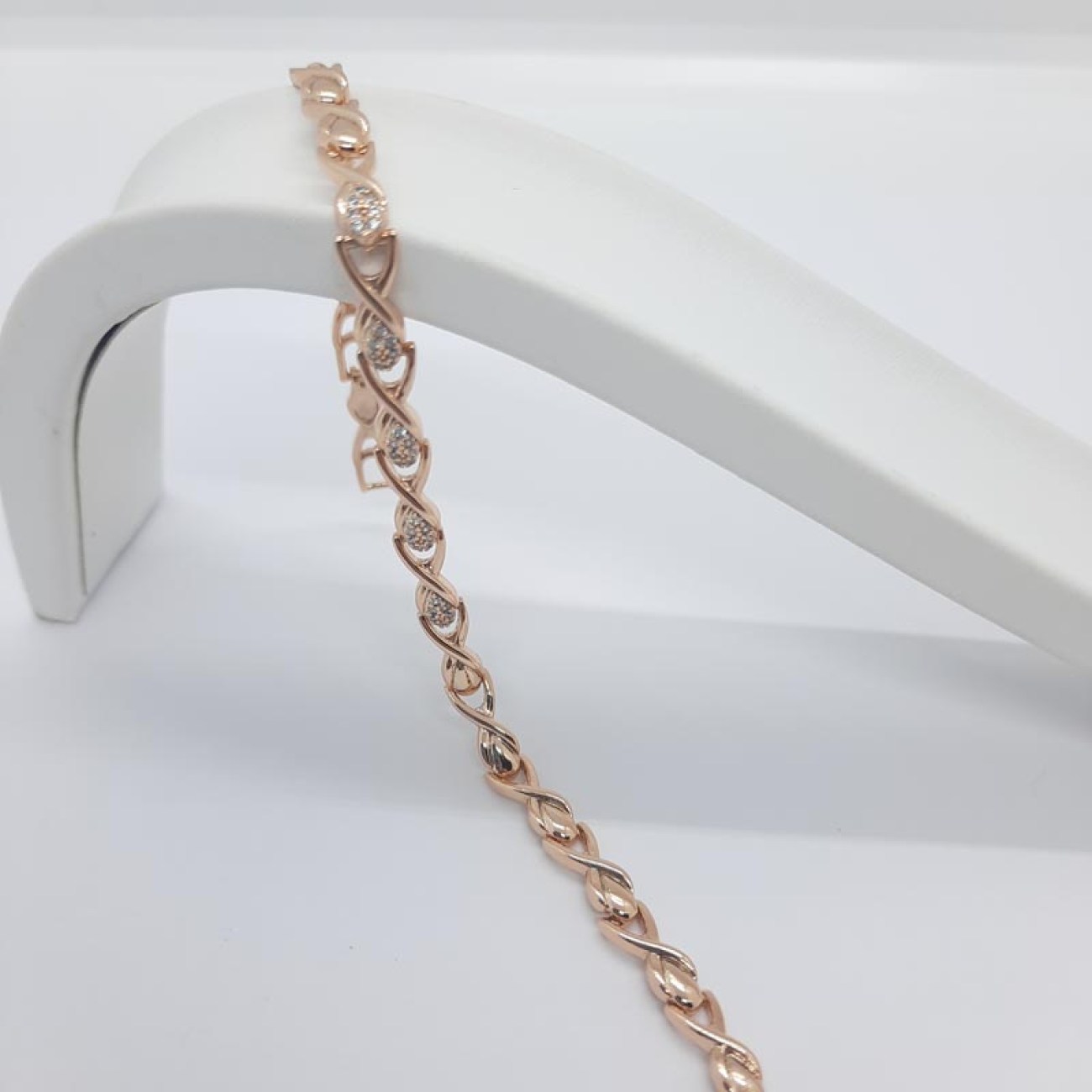 Βραχιόλι ΑΠΕΙΡΟ ασήμι επιχρυσωμένο