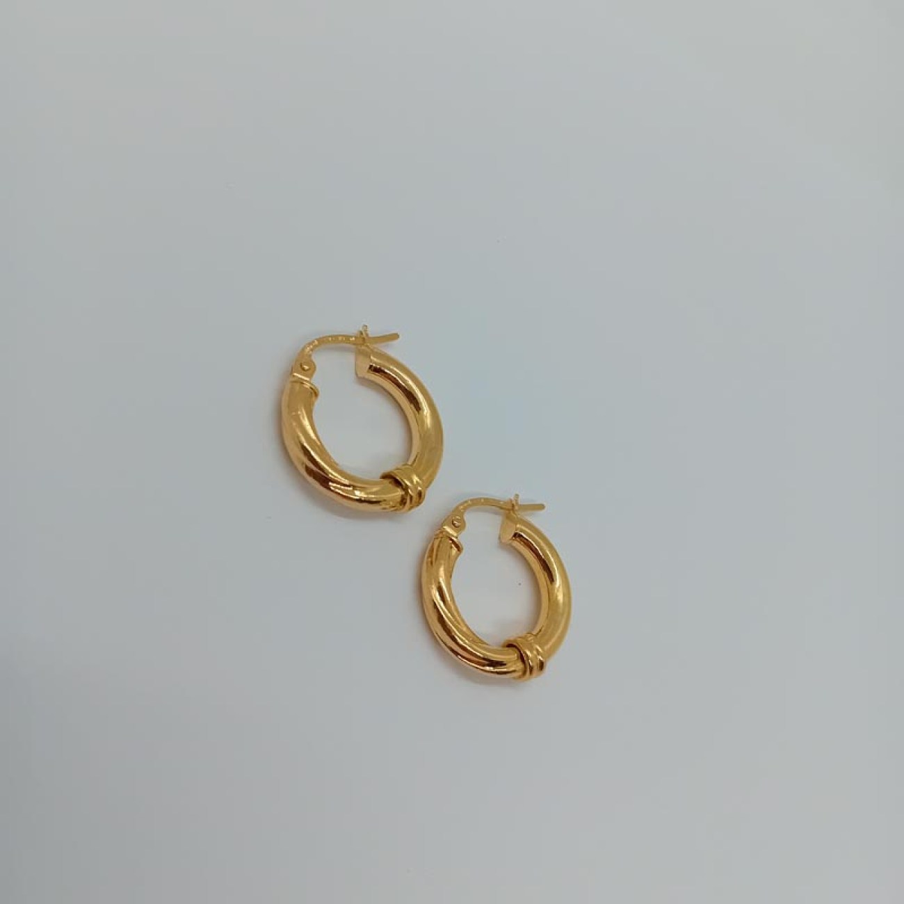 Χρυσοί κρίκοι Κ9 classic