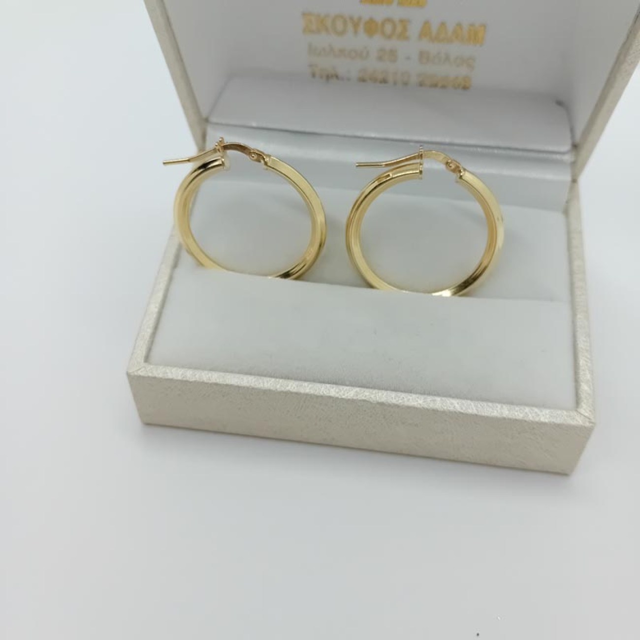 Κρίκοι διαχρονικοί επιχρυσωμένο ασήμι