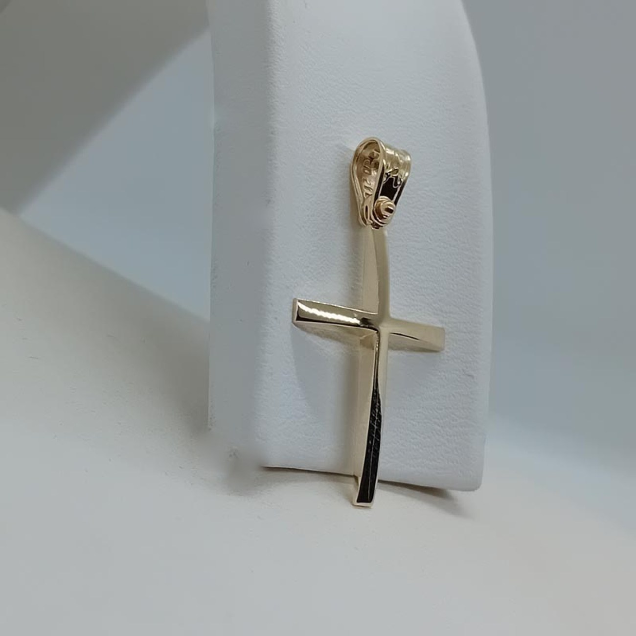 Σταυρός χρυσός minimal unisex K9