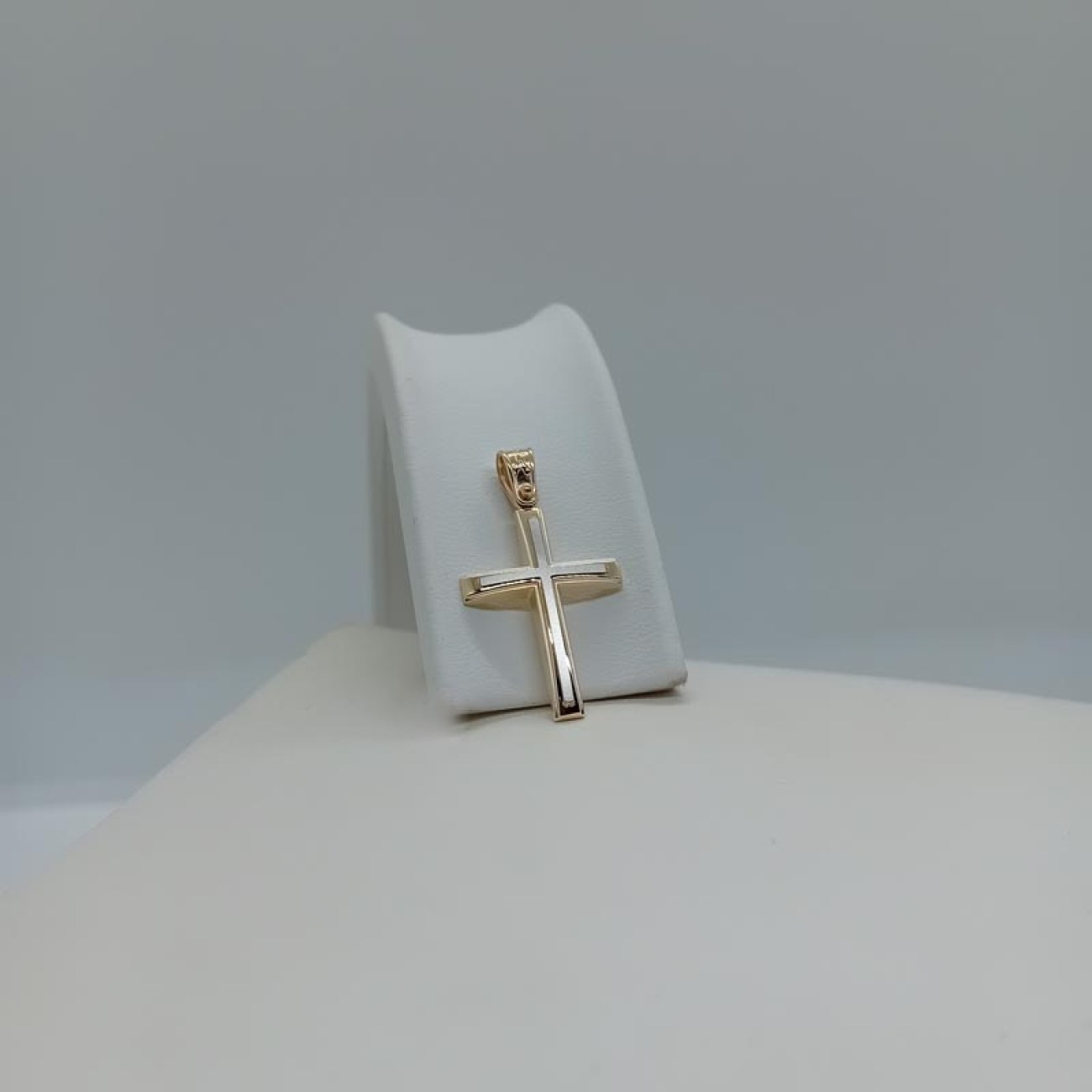 Σταυρός χρυσός minimalistic Κ9