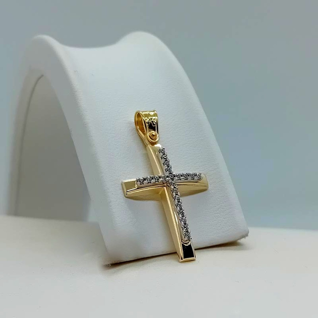 Σταυρός γυναικείος χρυσός Κ9 WONDER
