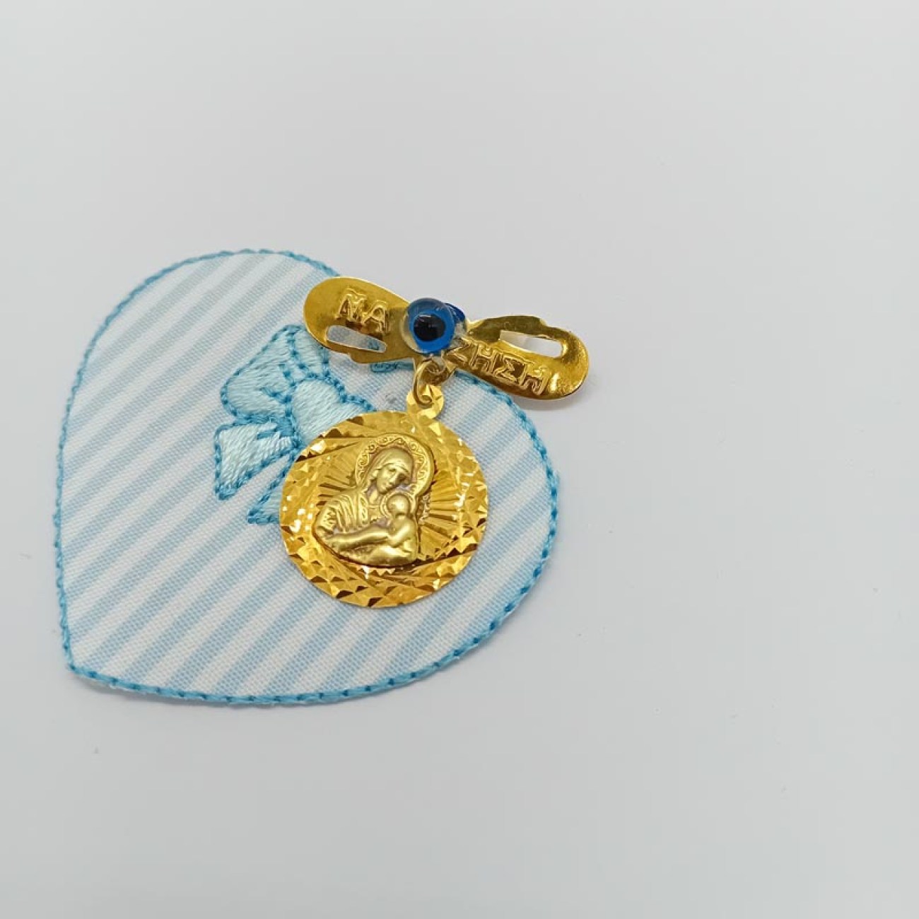 Χρυσό φυλαχτό Παναγία Κ14