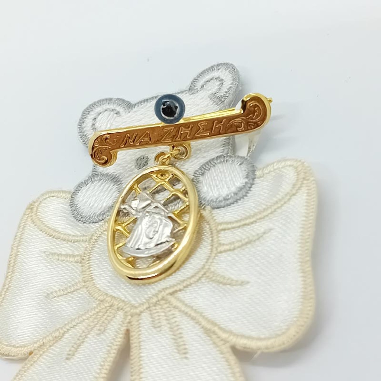 Χρυσό φυλαχτό Παναγία Κ14