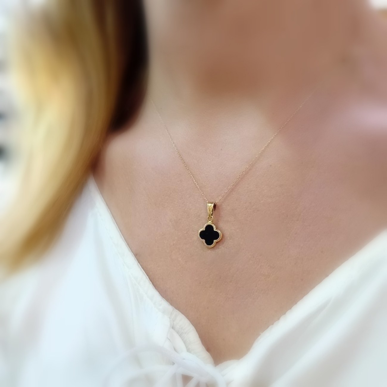 Σταυρός χρυσός 14 ΚΑΡΑΤΙΑ BLACK DESIGN