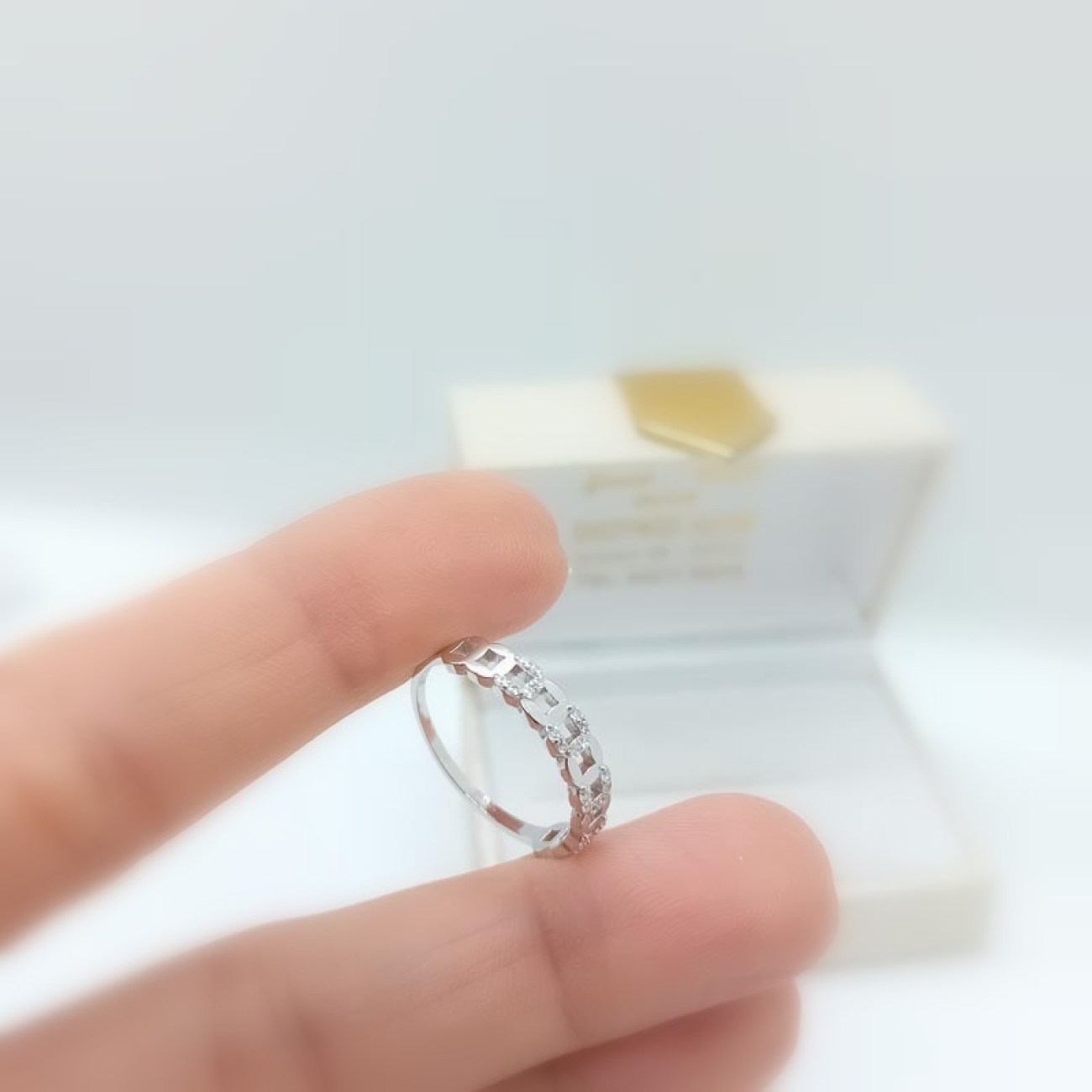 Δαχτυλίδι ΑΣΗΜΙ 925 αλυσιδωτό