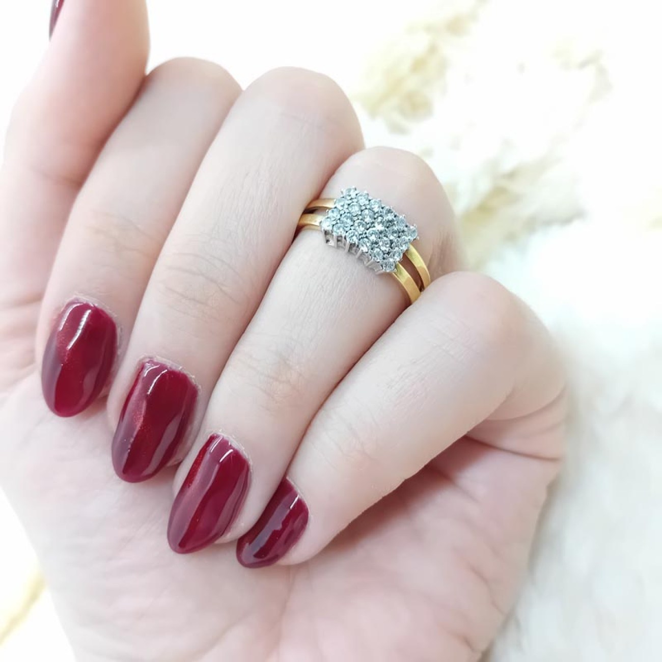 Χρυσό δαχτυλίδι Κ14 stunning