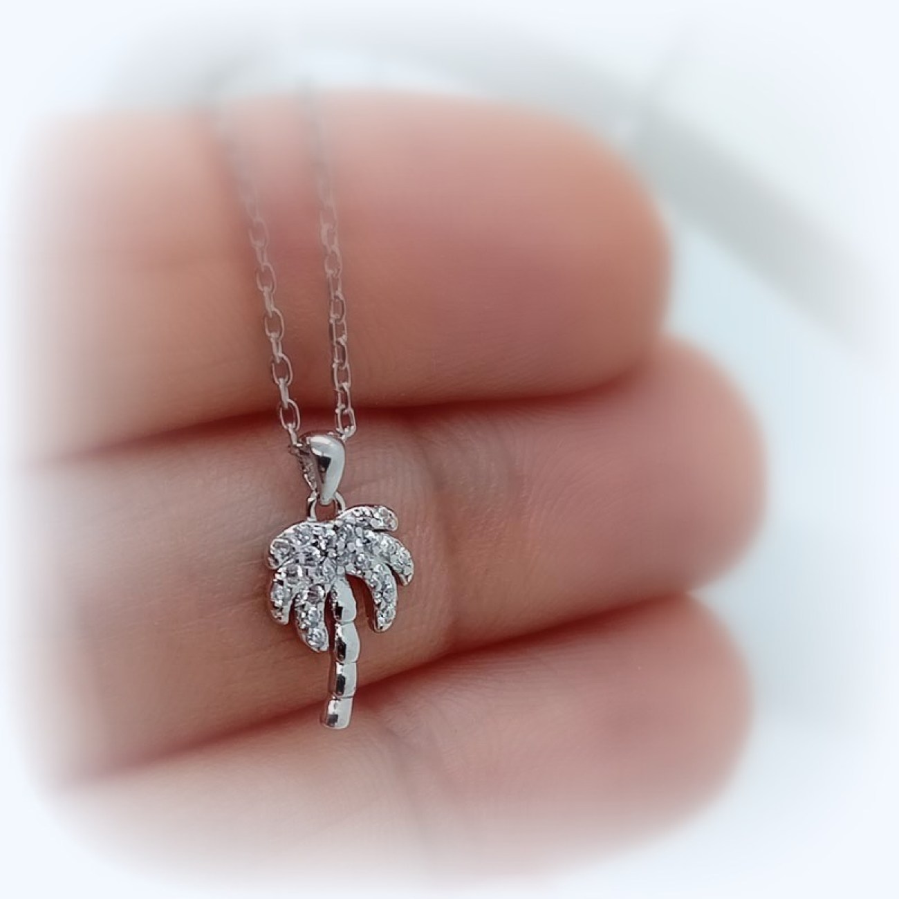 Κολιέ ΑΣΗΜΙ 925 exotic tree