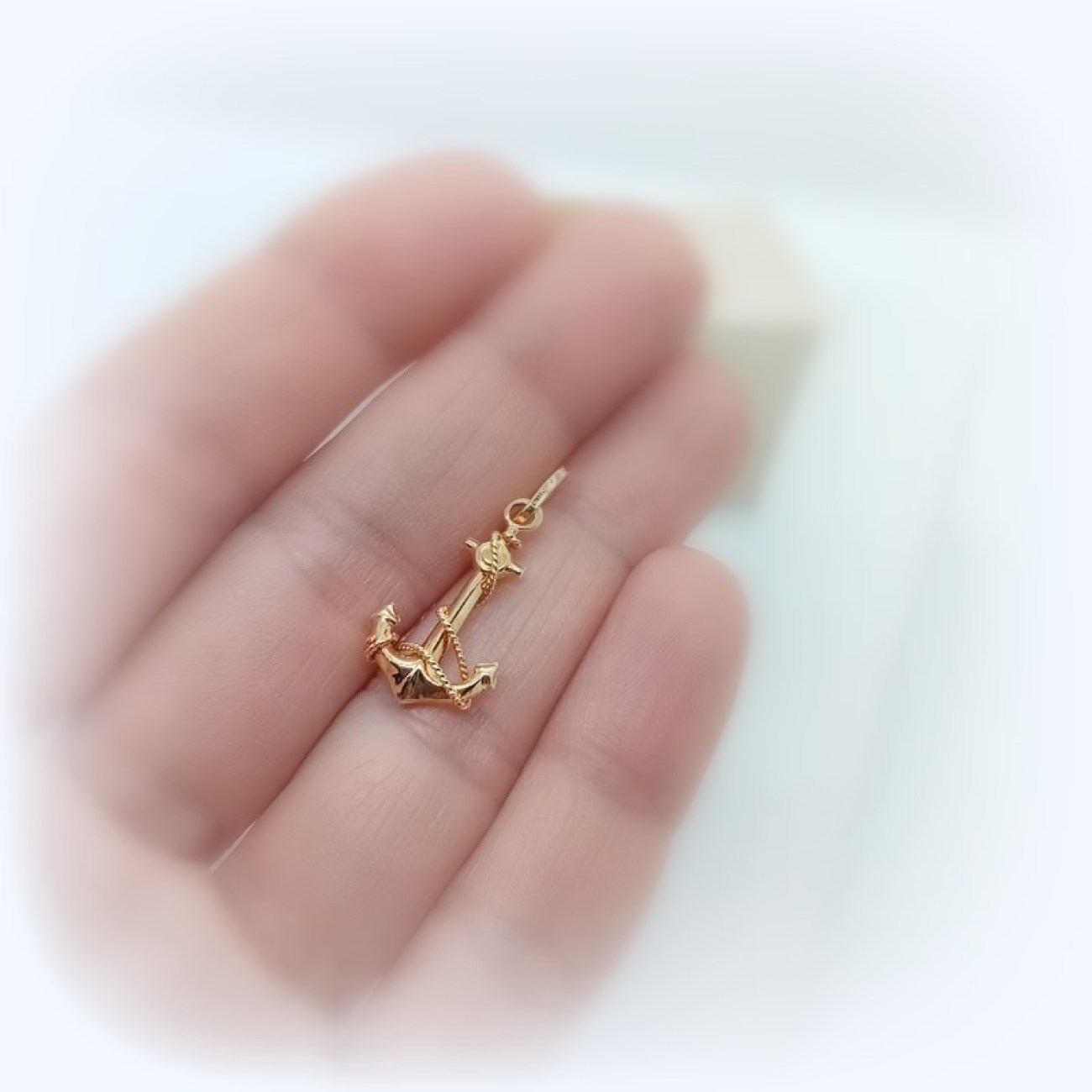 Χρυσή άγκυρα μενταγιόν 14 ΚΑΡΑΤΙΩΝ