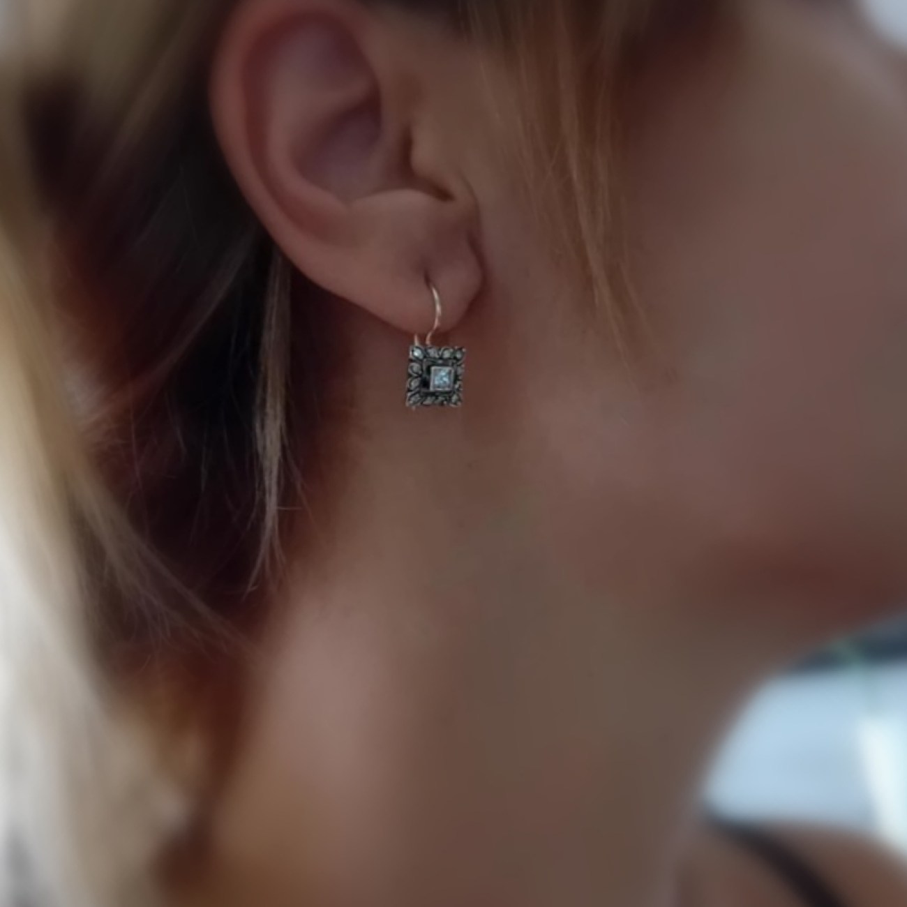 Γιαννιώτικα χρυσά σκουλαρίκια κρεμαστά