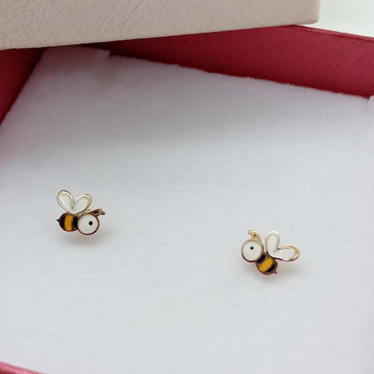 Μελισσούλες σκουλαρίκια Χρυσά Κ9