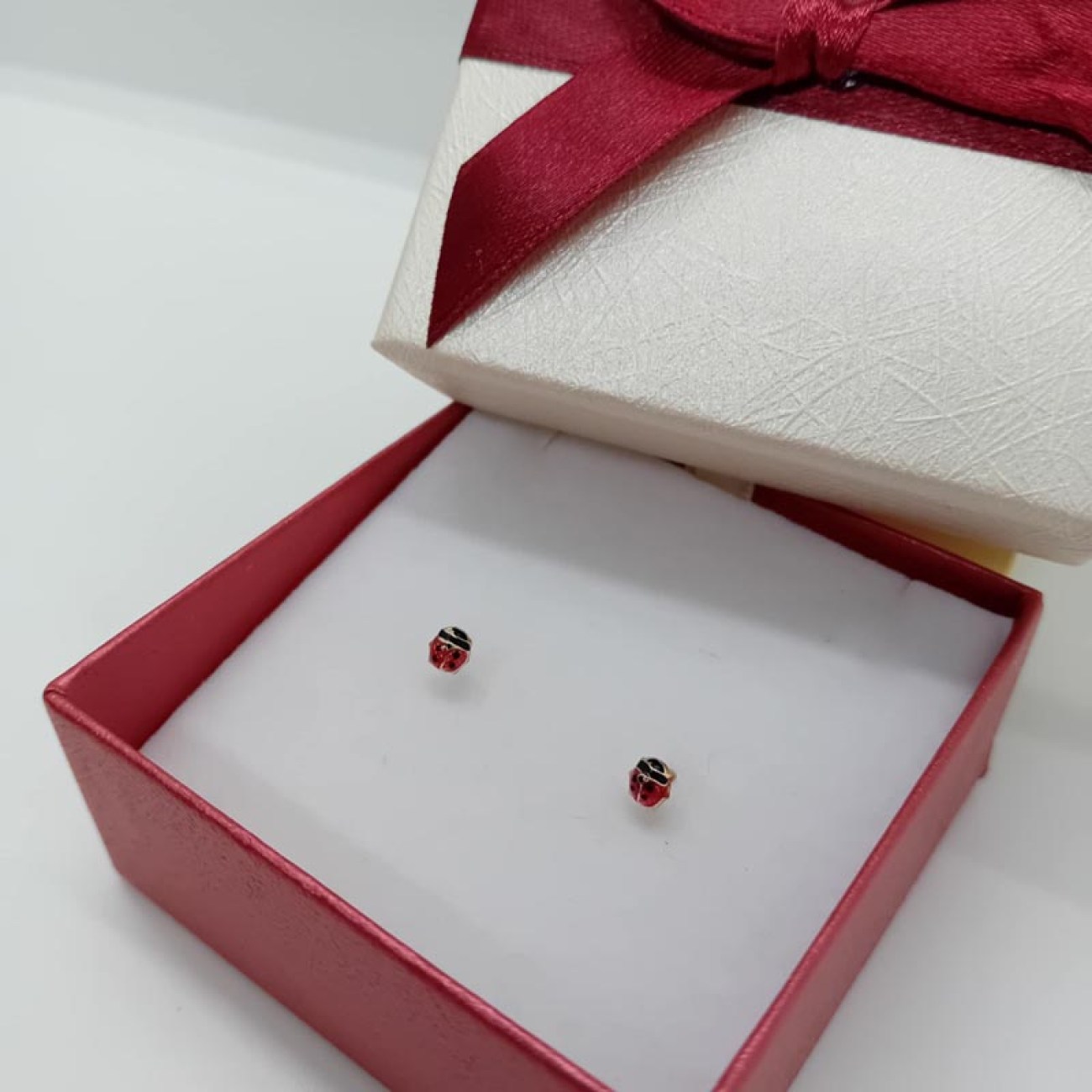  Χρυσά σκουλαρίκια Κ14 baby πασχαλίτσες