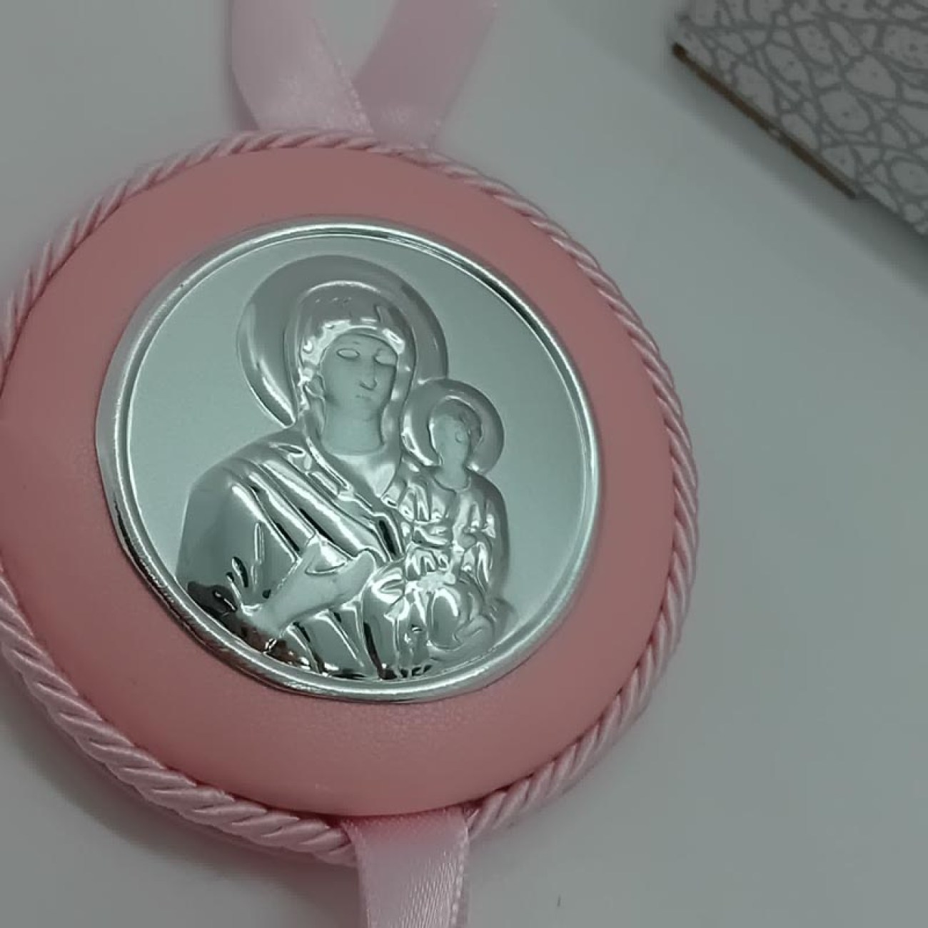 ΑΣΗΜΕΝΙΑ ΠΑΝΑΓΙΤΣΑ ροζ δέρμα