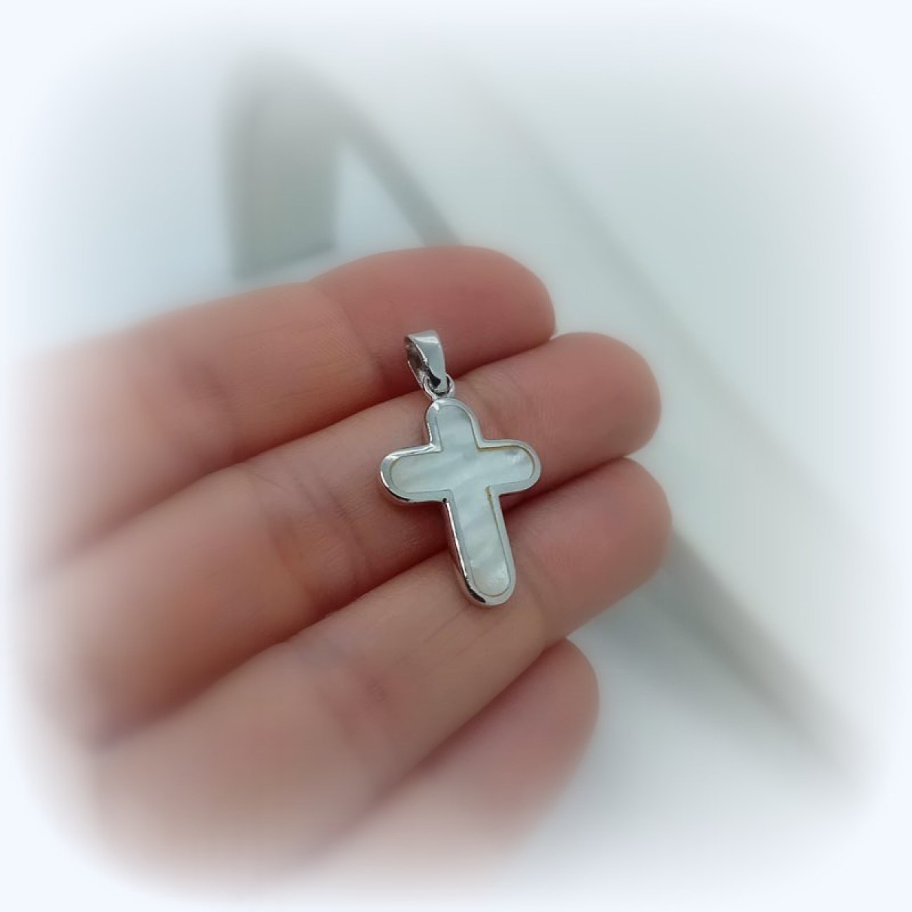 Σταυρός ασήμι 925 με φίλντισι