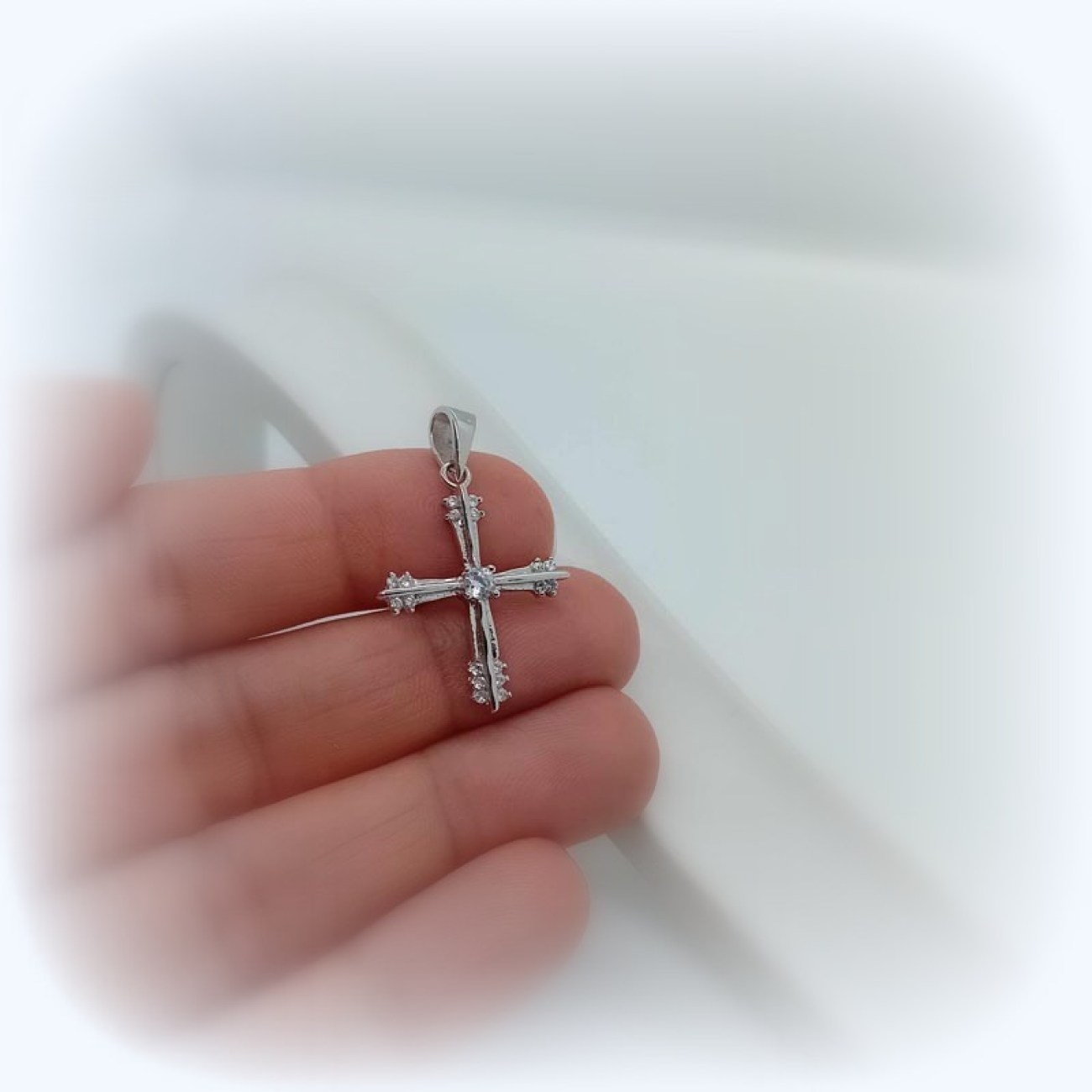 Σταυρός κομψοτέχνημα ασήμι 925 