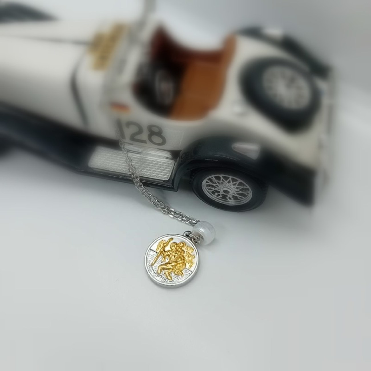 ΑΓΙΟΣ ΧΡΙΣΤΟΦΟΡΟΣ ΓΟΥΡΙ ΟΧΗΜΑΤΟΣ ντουμπλ-φας ατσάλι 