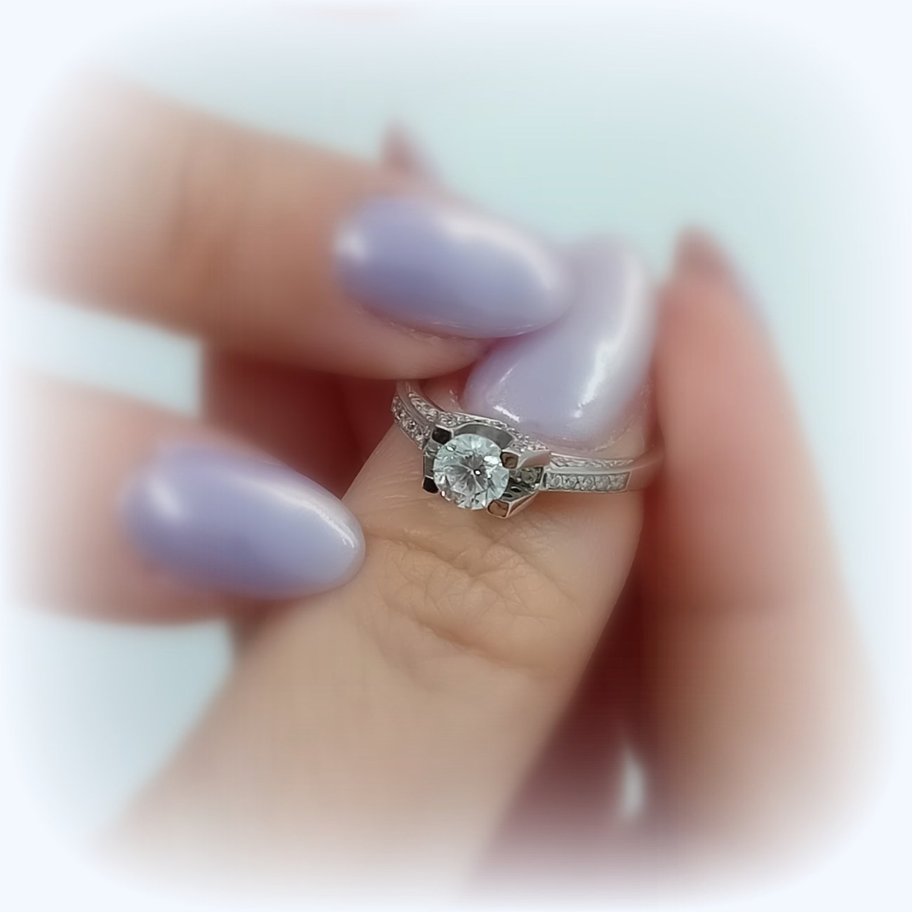 Δαχτυλίδι αρραβώνων Κ14 μονόπετρο ζιργκόν ΛΕΥΚΟΧΡΥΣΟ 