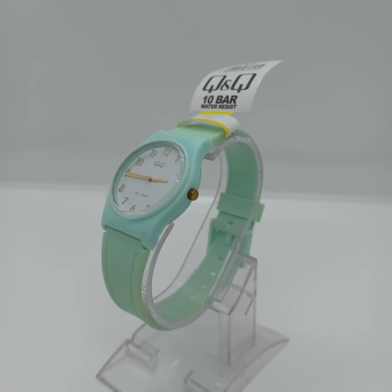 Ρολόι χειρός καουτσούκ χρώμα ΜΕΝΤΑ