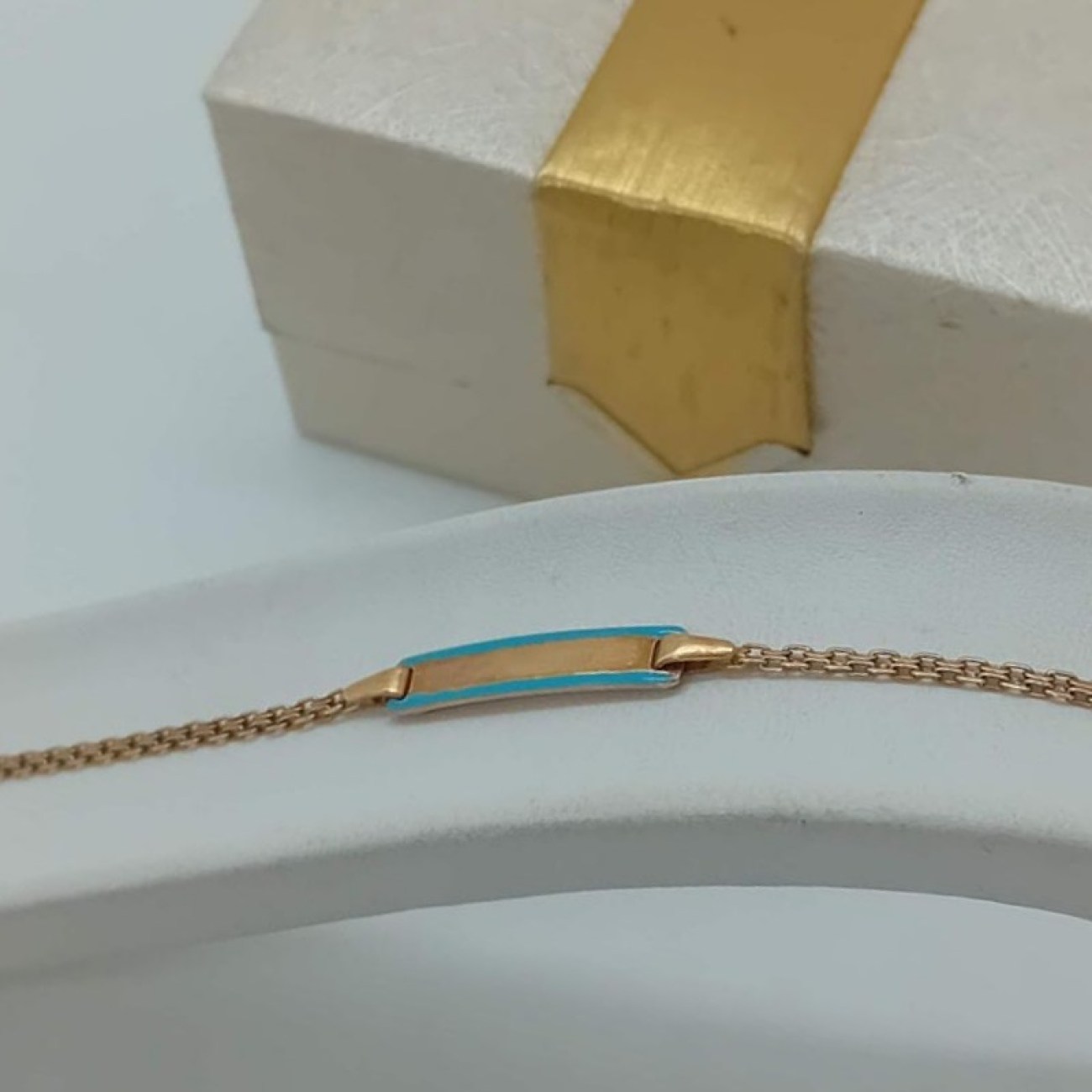 Χρυσή ταυτότητα ΓΑΛΑΖΙΑ ΠΛΑΚΕΤΑ Κ9  