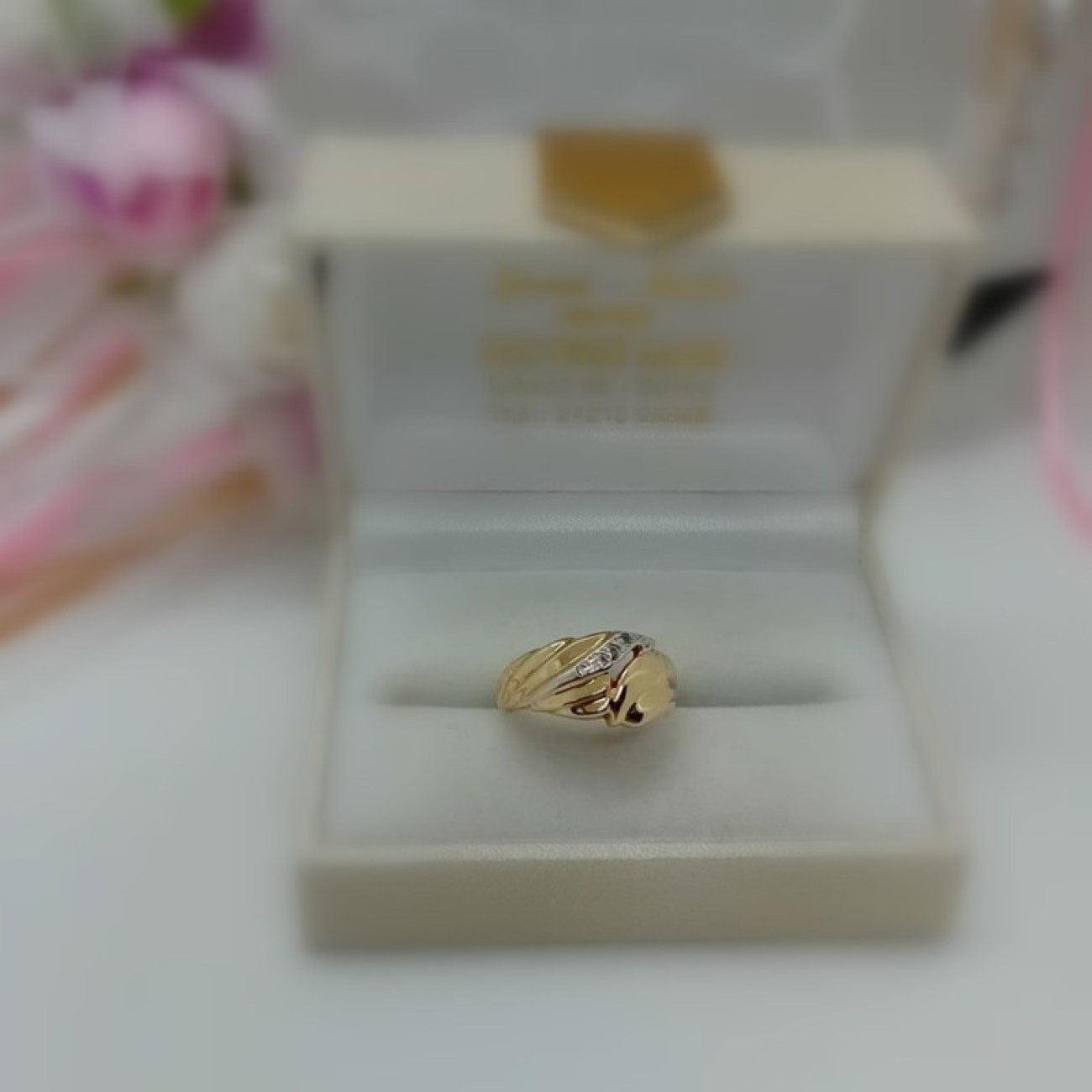 Χρυσό δαχτυλίδι Κ14 luxury