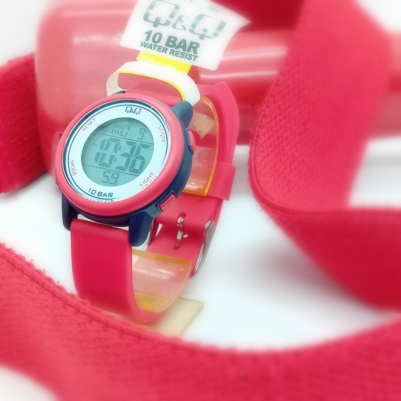 Ρολόι Q&Q sportif κόκκινο 