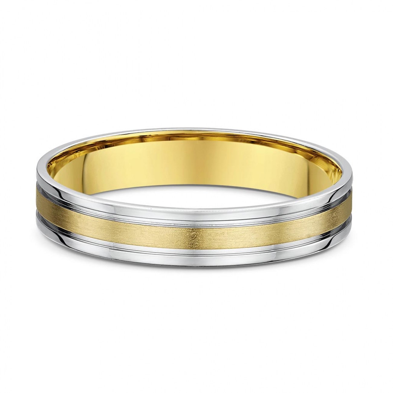 Βέρα χρυσή-λευκόχρυση