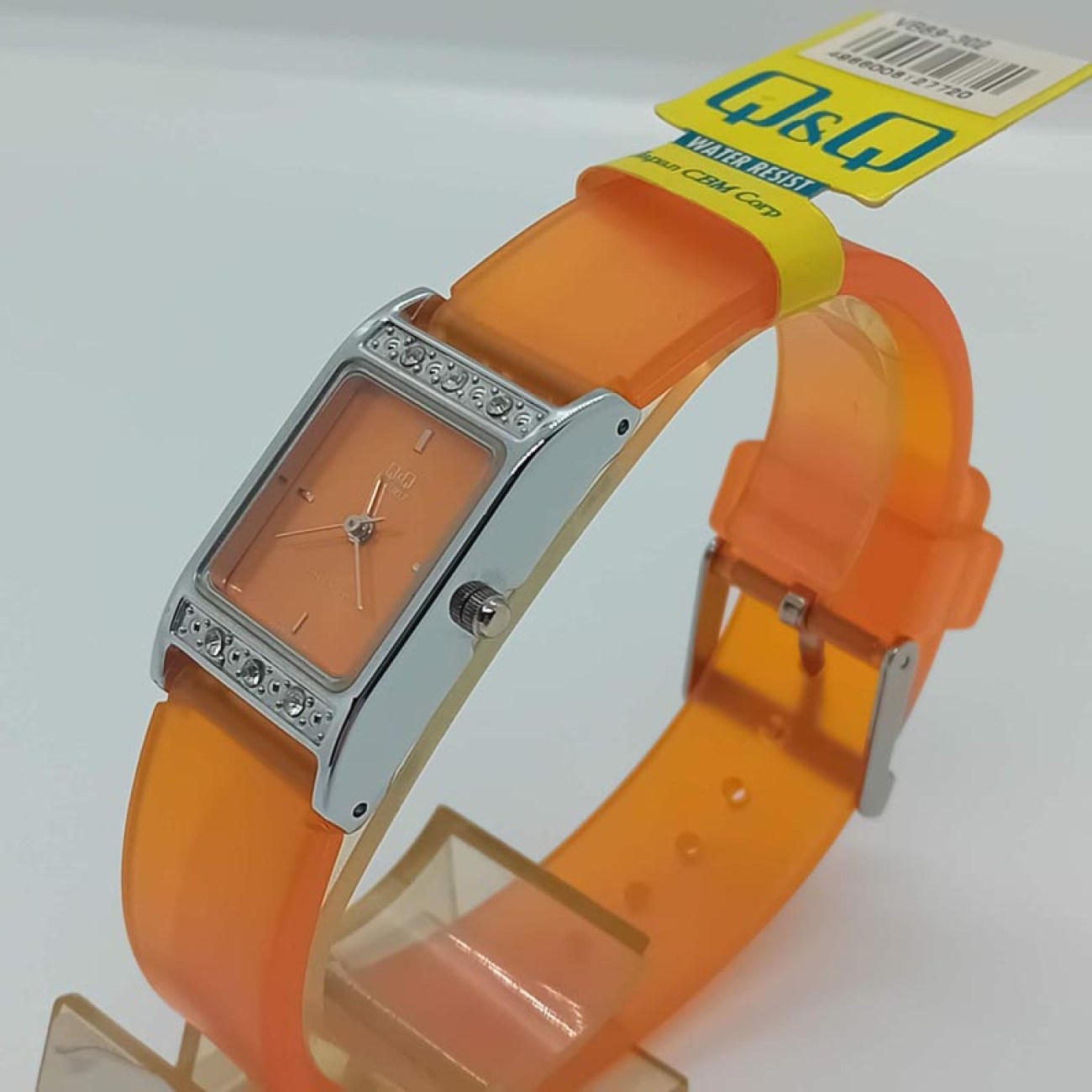 ΡΟΛΟΙ Q&Q λουράκι σιλικόνης πορτοκαλί