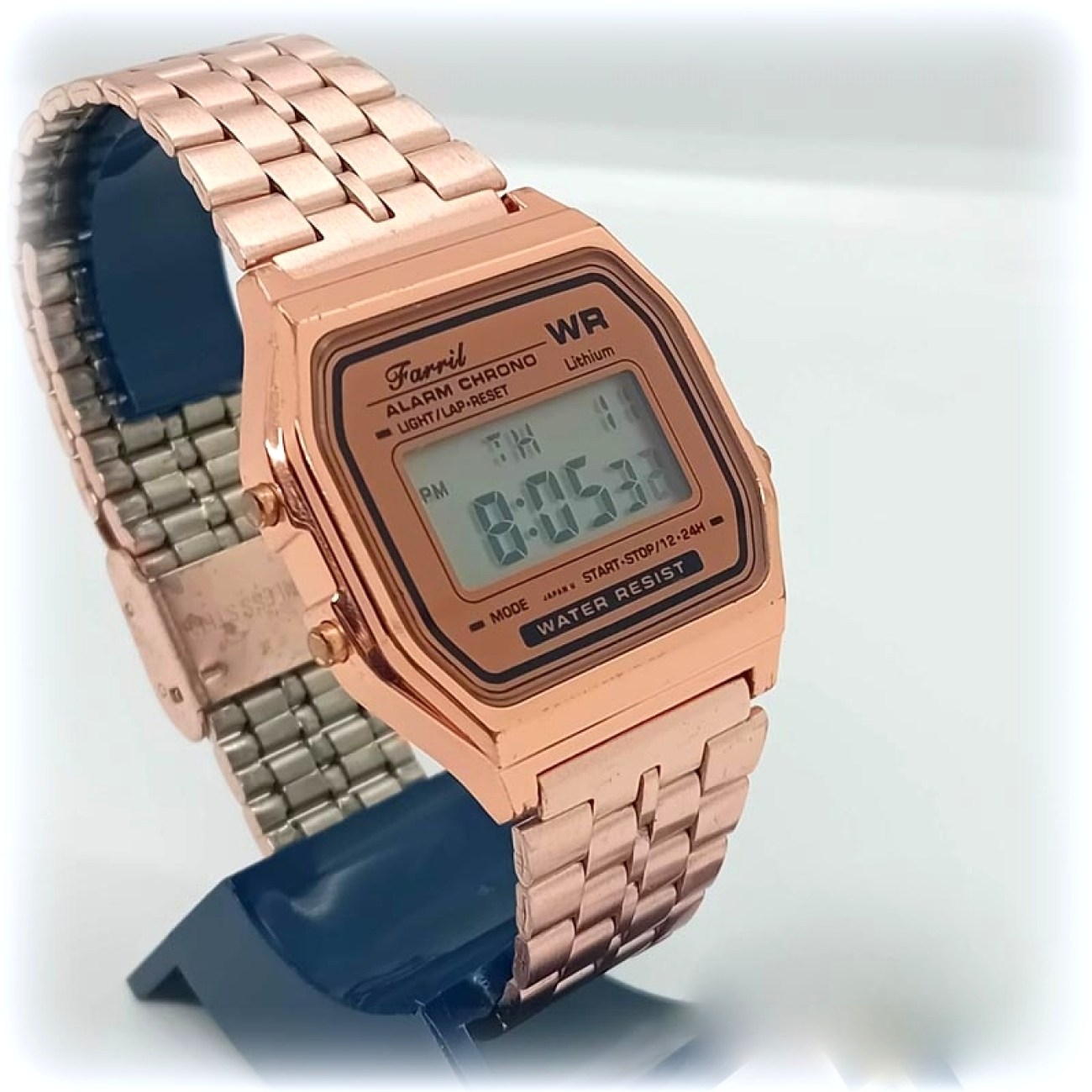 ΡΟΛΟΙ με μπρασελέ ατσάλι χρώμα ROSEGOLD